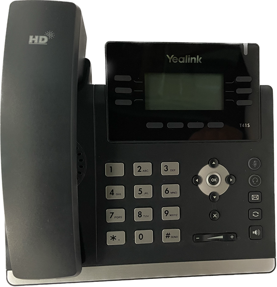 Yealink SIP-T41S WiFi Desk Phone - Refurbished Business VoIP Phone With Accessories